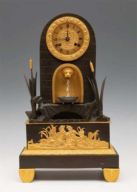 French Table Clock Automaton