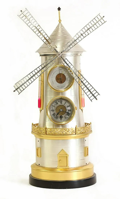 Windmill Automaton industrial clock