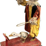 Boy automaton with musical goose